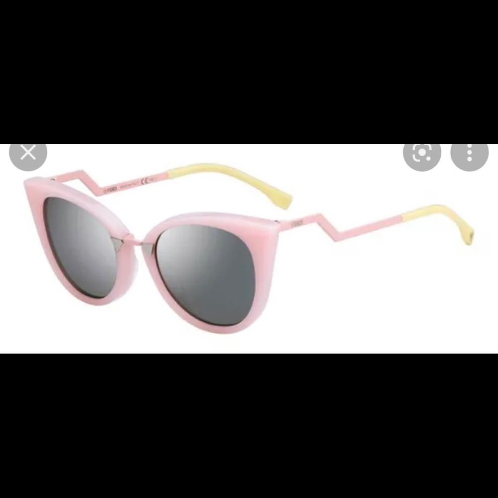 Fendi light pink cat-eye sunglasses - Picture 6 of 7